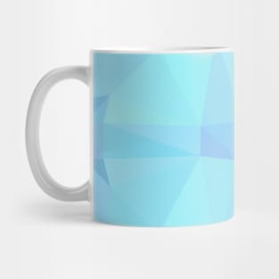 Aqua and Purple Pixel Digital Art Diamond Gem Crystal Mug